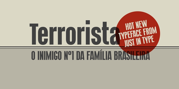 Terrorista Font